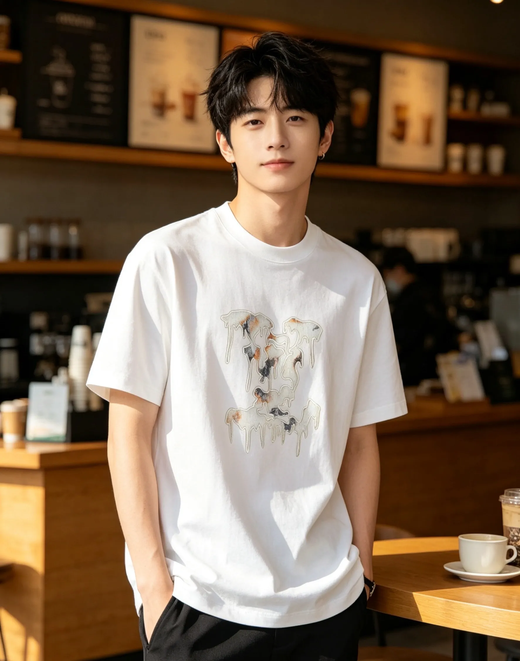 Louis Vuitton/Louis Vuitton melted Monogram embroidered short sleeves